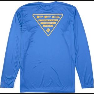 Cotton long sleeve PFG Columbia tshirt